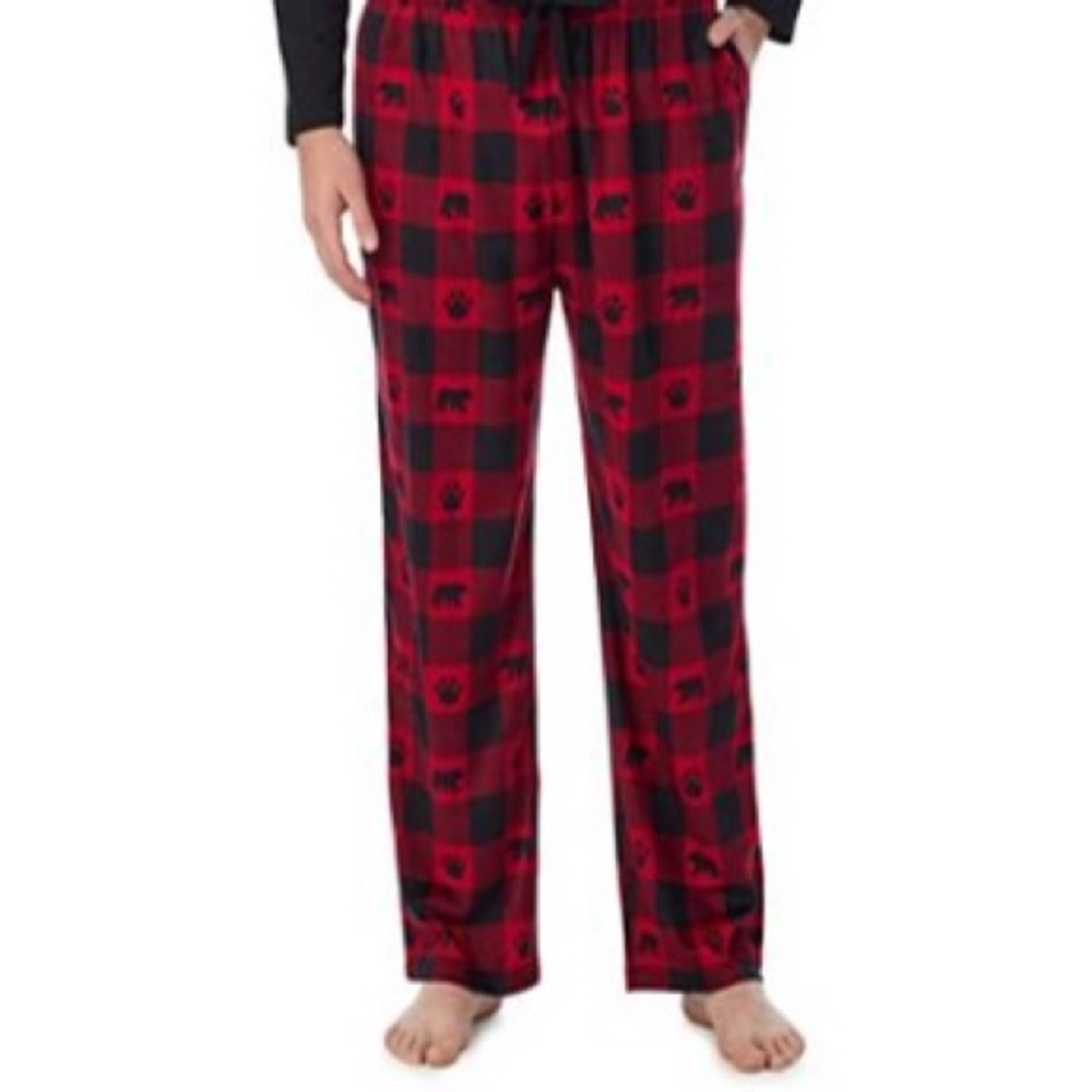 Buffalo Plaid Fleece Pajama Pants NWT‎ 2XB Winter Lounge Cozy Festive